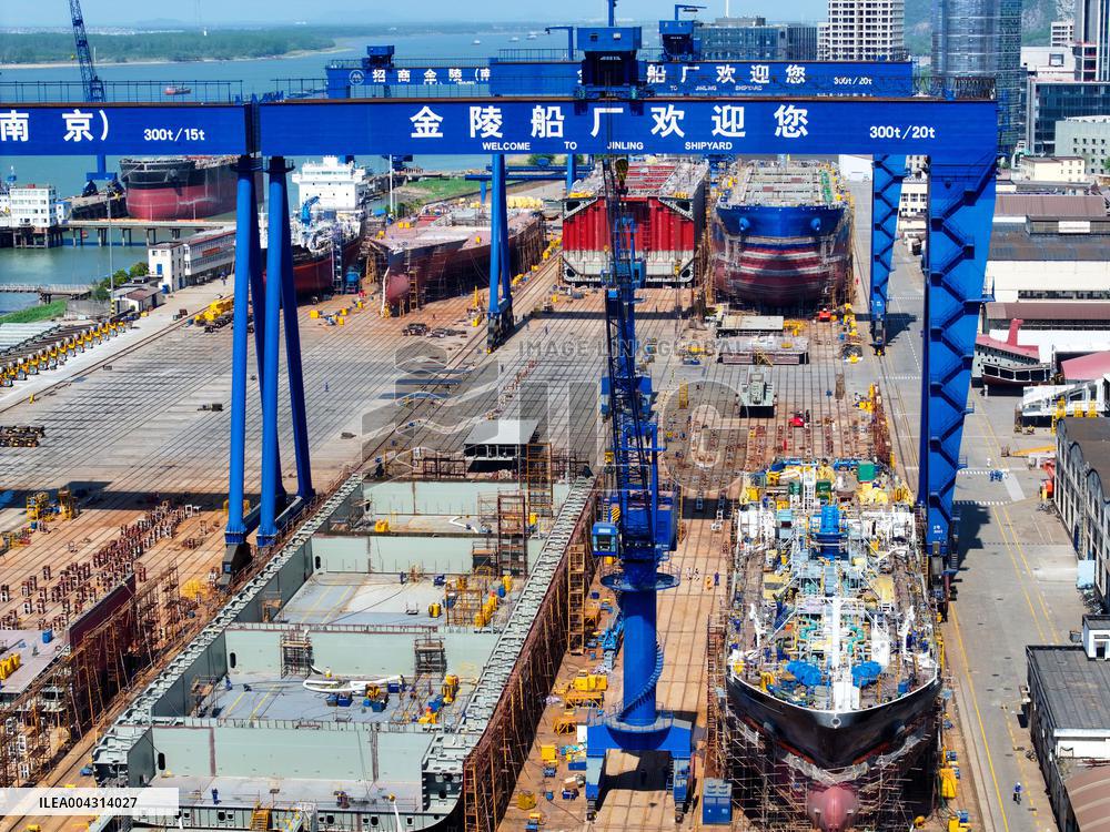 Jinling Shipyard in Nanjing