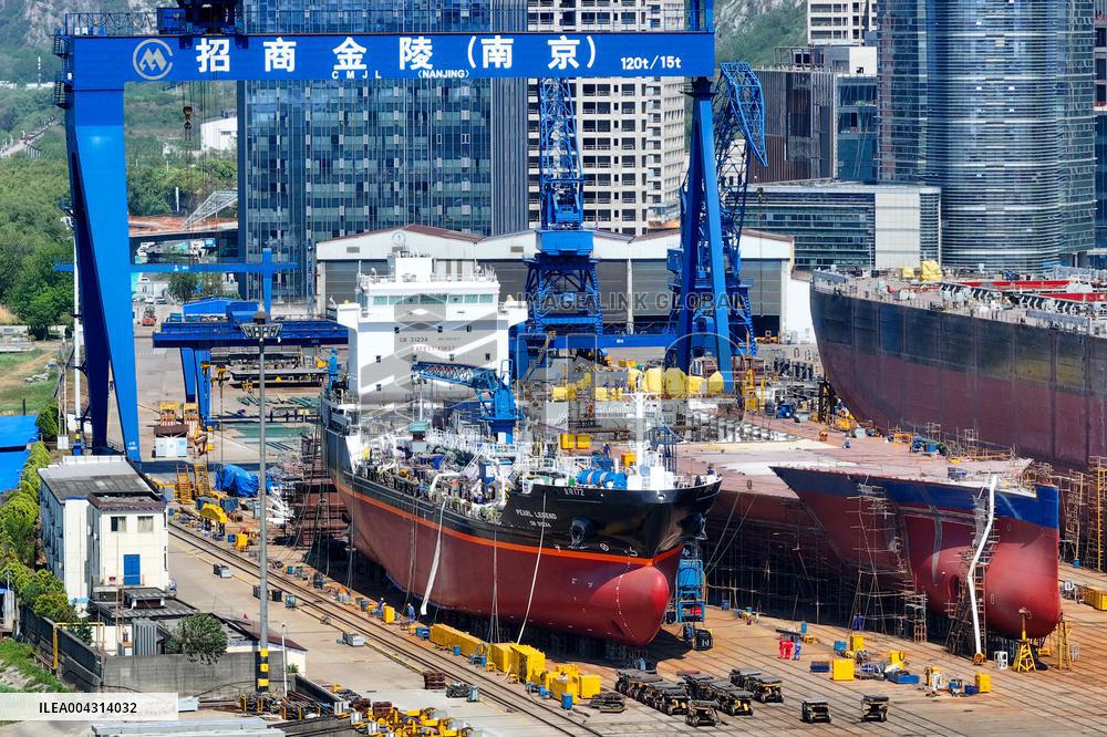 Jinling Shipyard in Nanjing