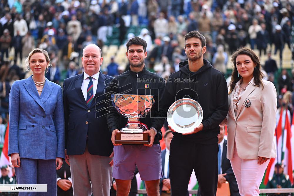 Prince Albert II And Charlene At Rolex Masters Final - Monaco