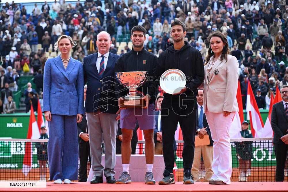Prince Albert II And Charlene At Rolex Masters Final - Monaco
