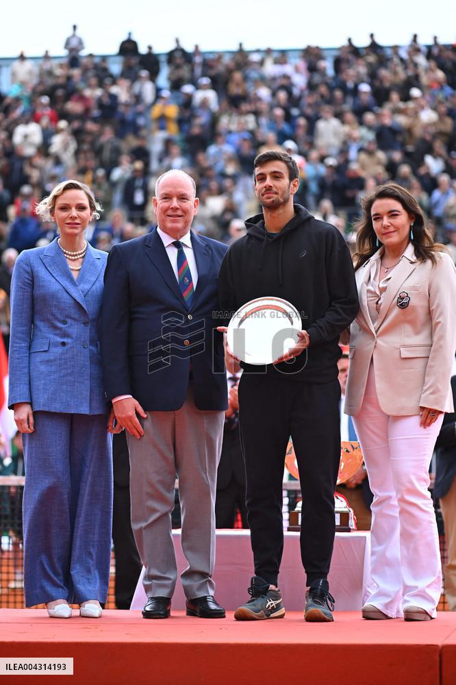 Prince Albert II And Charlene At Rolex Masters Final - Monaco