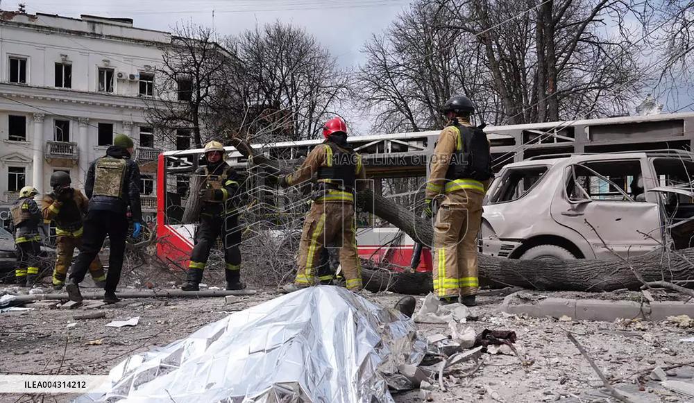 Russian Strike on Sumy Northeastern Ukraine Killed 34 People - Ukraine