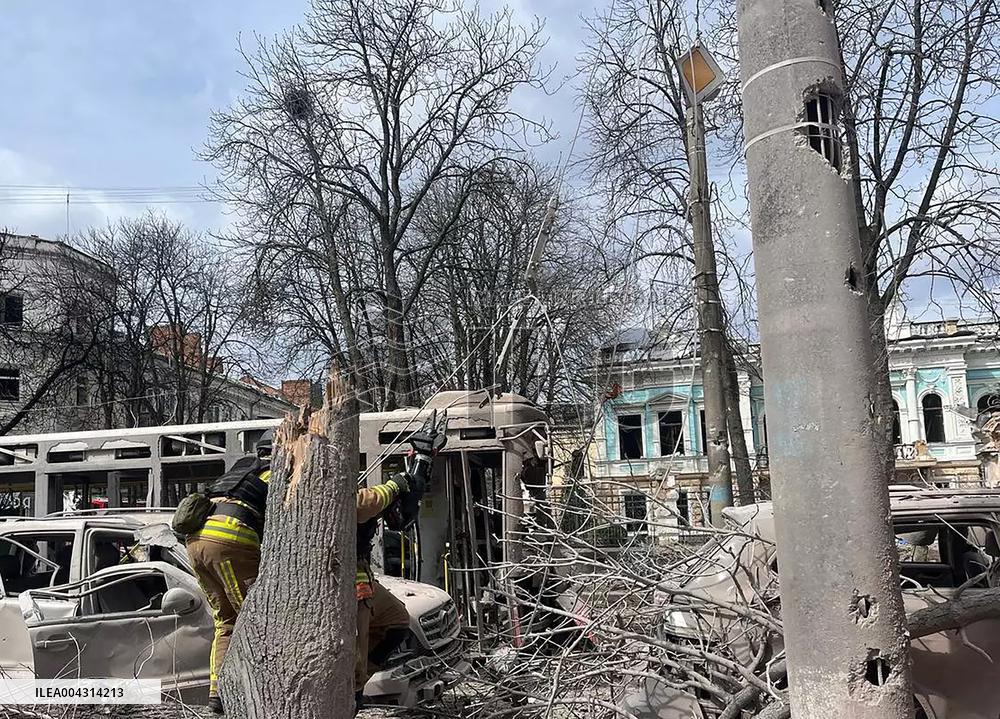 Russian Strike on Sumy Northeastern Ukraine Killed 34 People - Ukraine