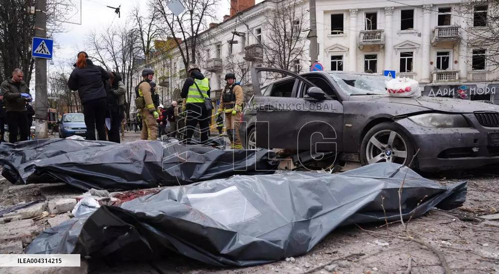Russian Strike on Sumy Northeastern Ukraine Killed 34 People - Ukraine