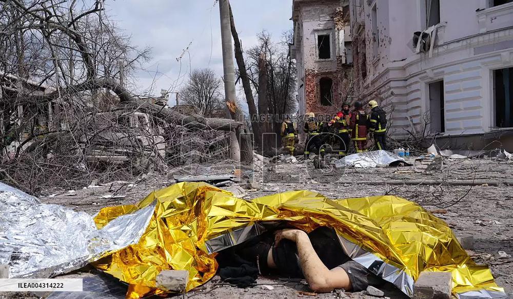 Russian Strike on Sumy Northeastern Ukraine Killed 34 People - Ukraine