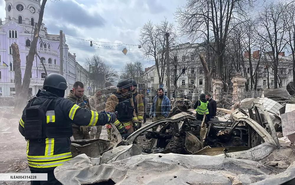 Russian Strike on Sumy Northeastern Ukraine Killed 34 People - Ukraine