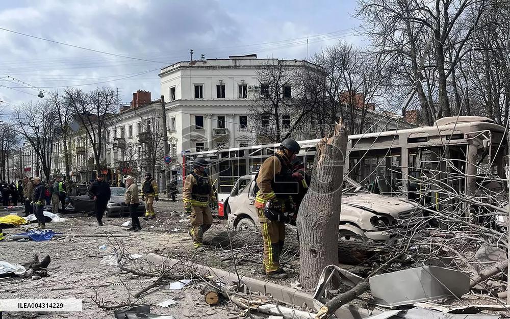 Russian Strike on Sumy Northeastern Ukraine Killed 34 People - Ukraine