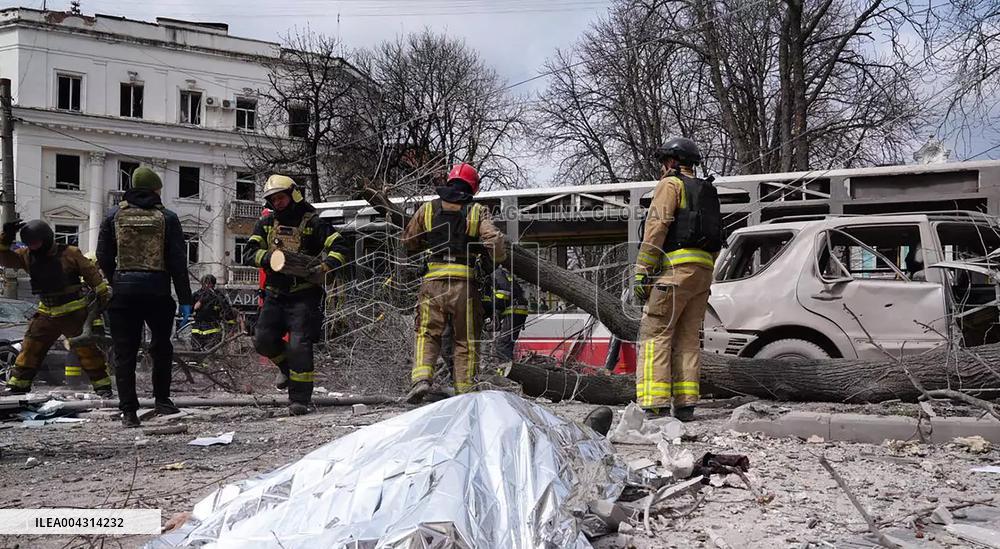 Russian Strike on Sumy Northeastern Ukraine Killed 34 People - Ukraine