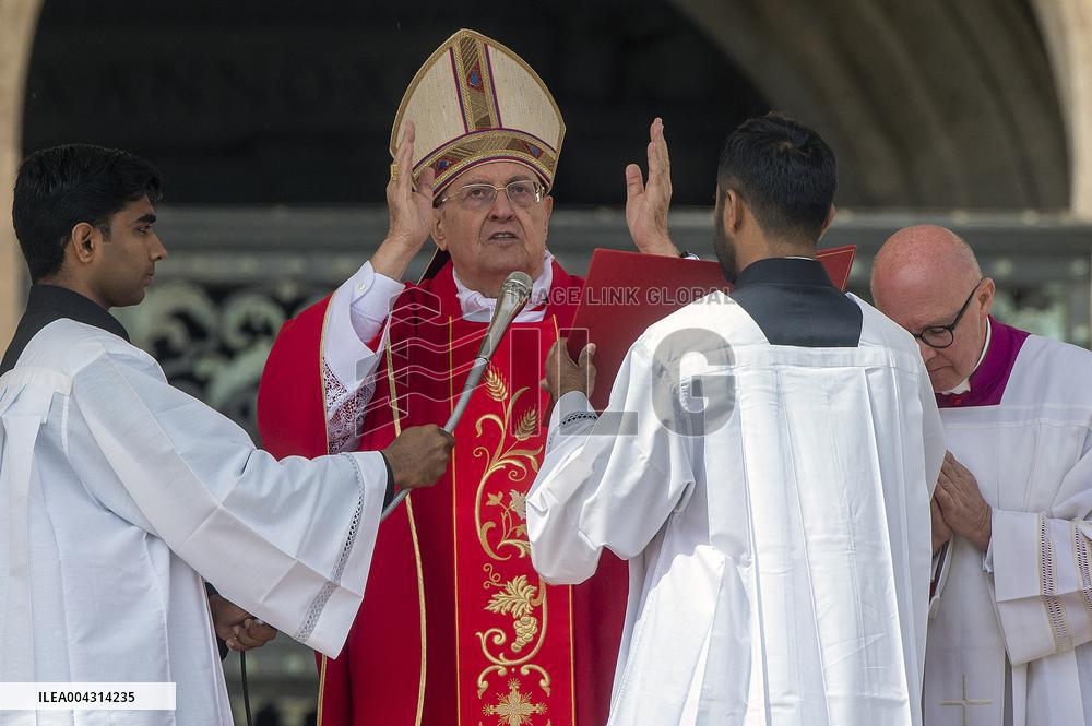 Palm Sunday Celebration in Vatican