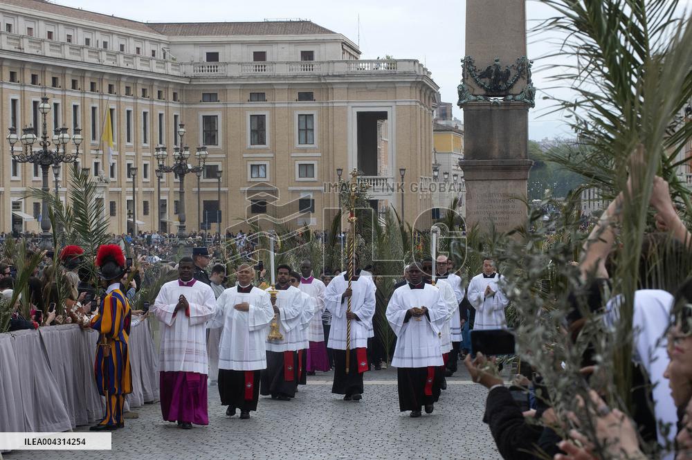 Palm Sunday Celebration in Vatican
