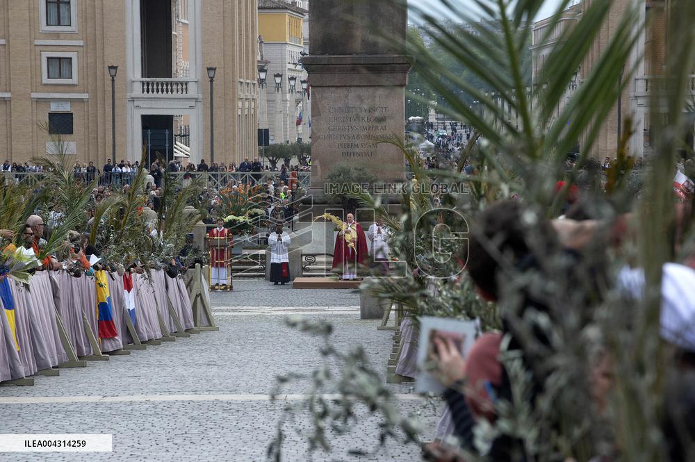Palm Sunday Celebration in Vatican