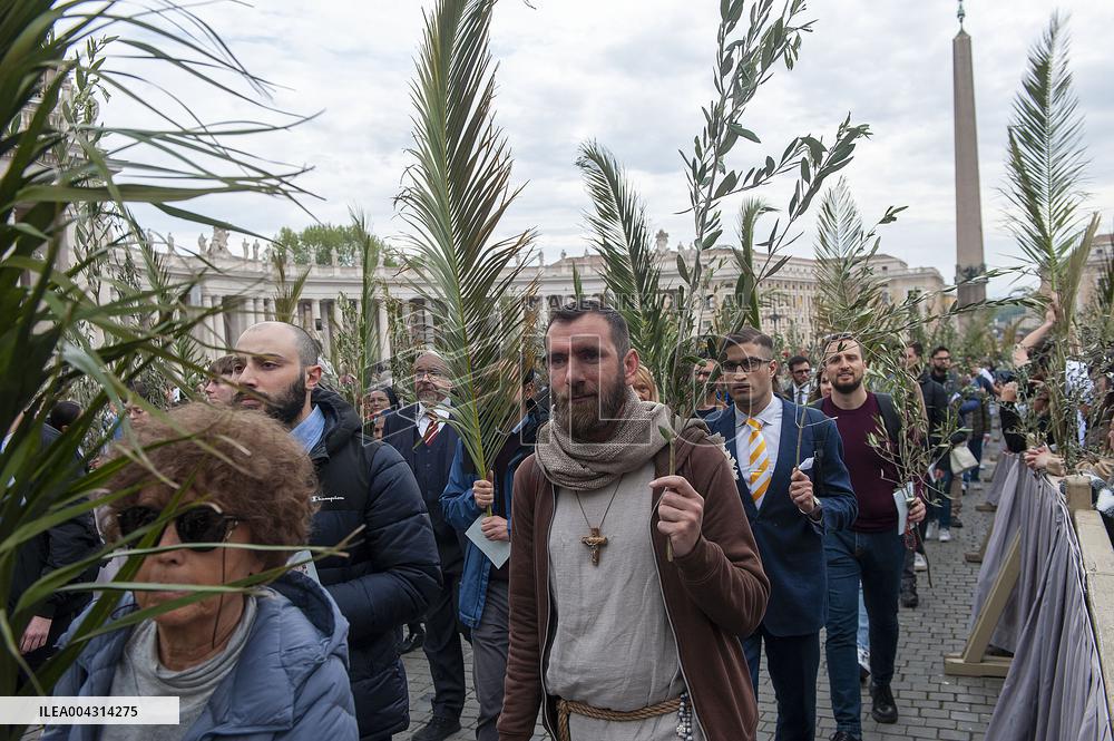 Palm Sunday Celebration in Vatican