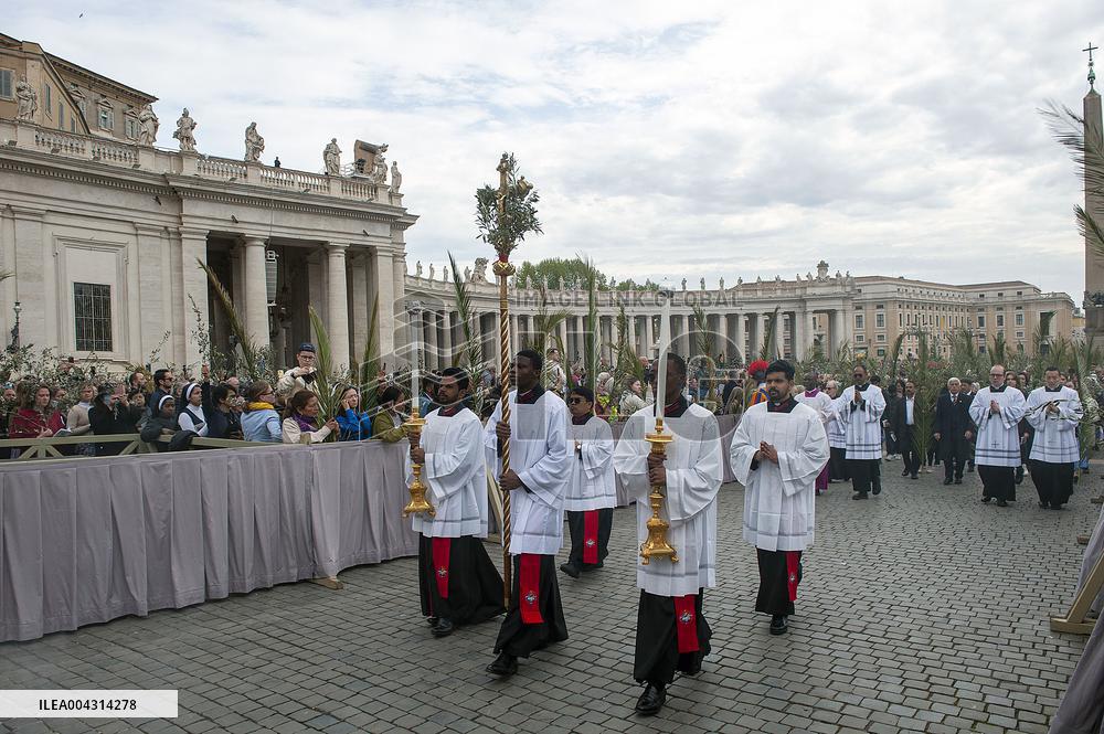 Palm Sunday Celebration in Vatican