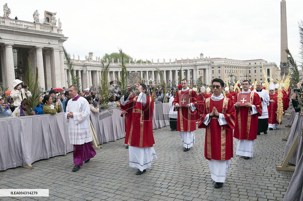 Palm Sunday Celebration in Vatican