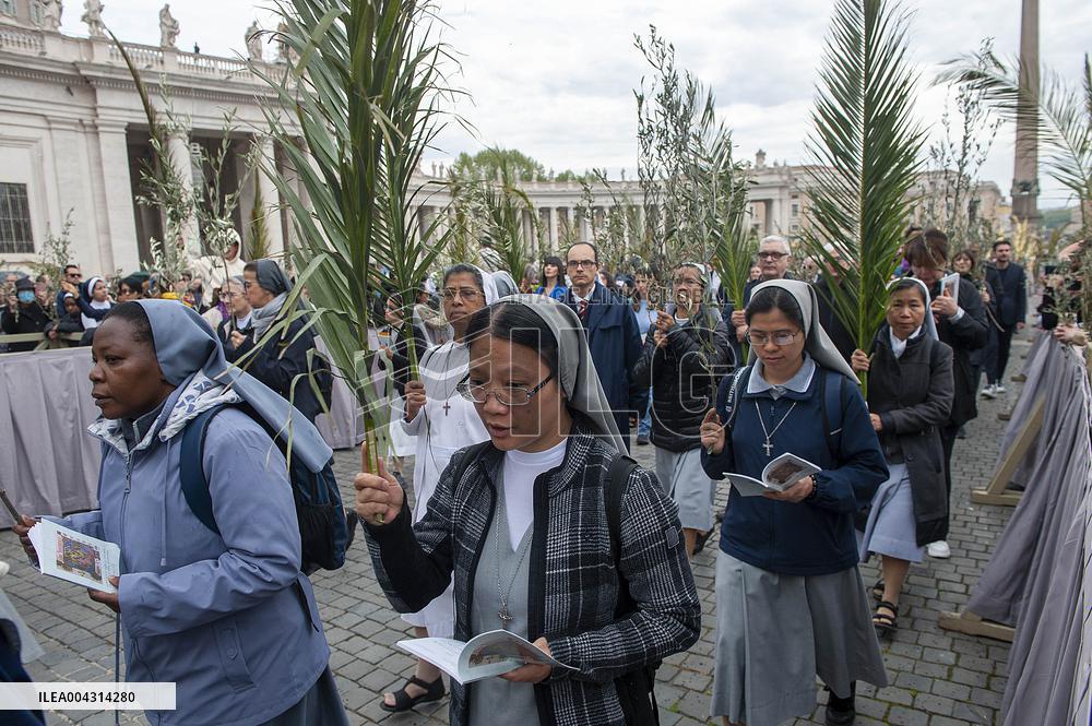 Palm Sunday Celebration in Vatican