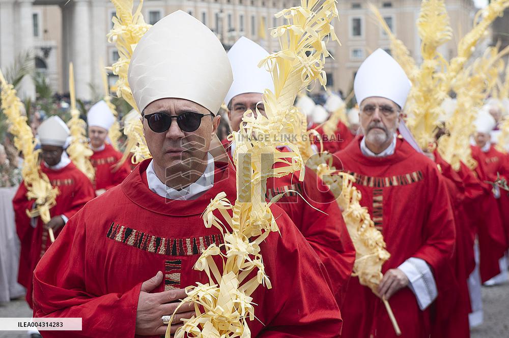 Palm Sunday Celebration in Vatican