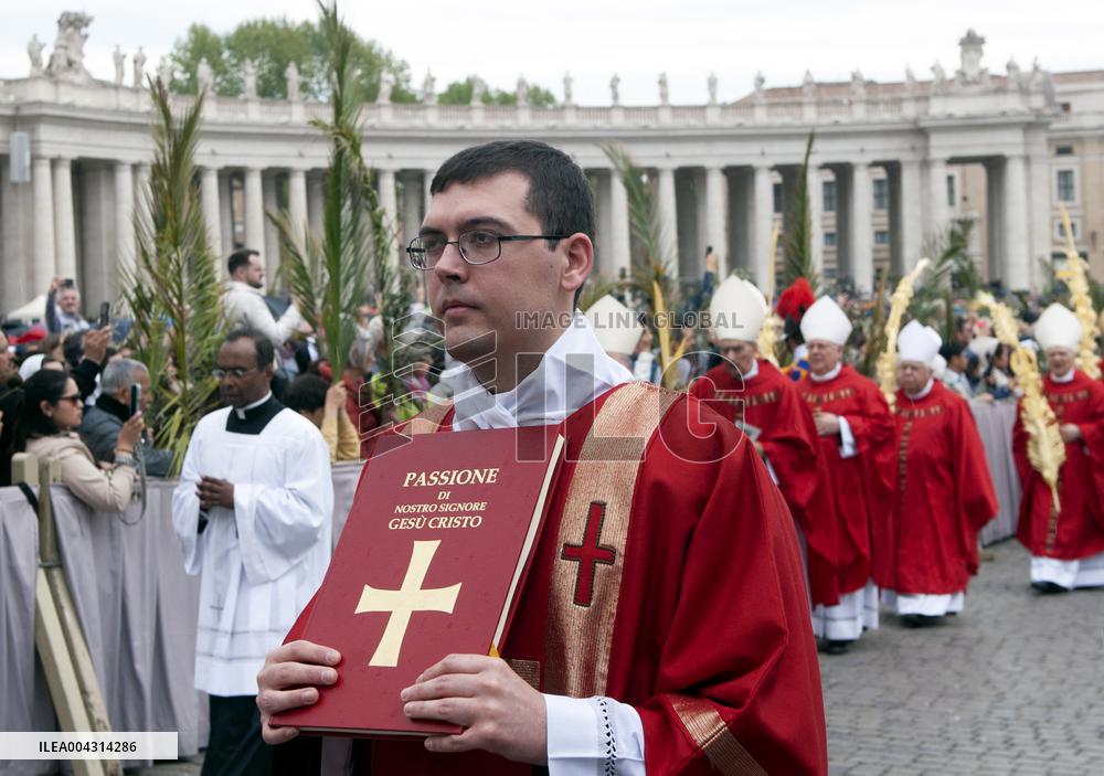 Palm Sunday Celebration in Vatican