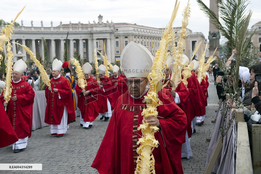 Palm Sunday Celebration in Vatican