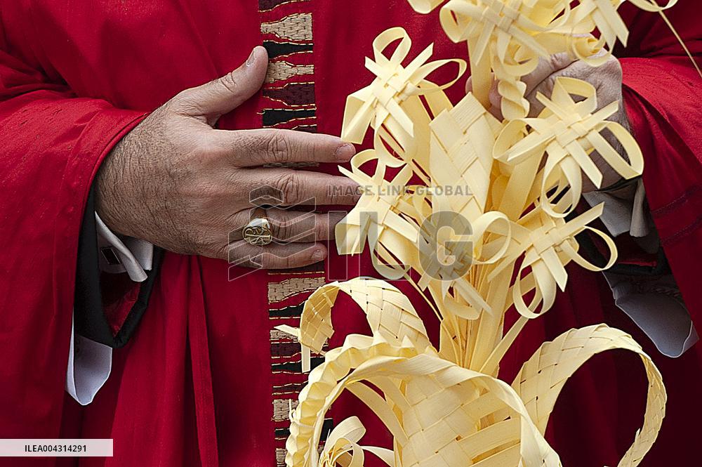 Palm Sunday Celebration in Vatican