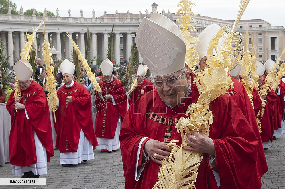 Palm Sunday Celebration in Vatican