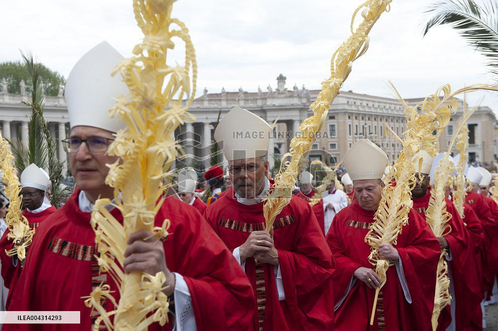 Palm Sunday Celebration in Vatican