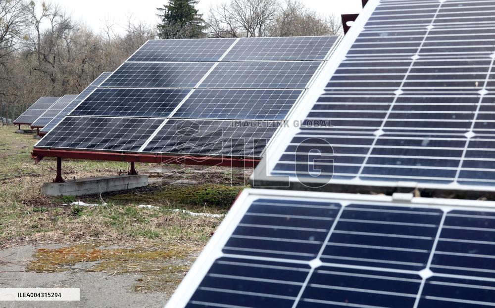 Opening of solar park in Chornobyl