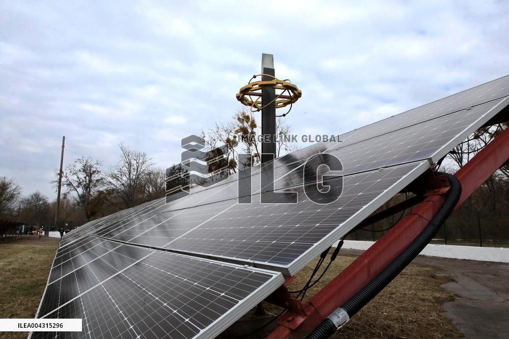 Opening of solar park in Chornobyl