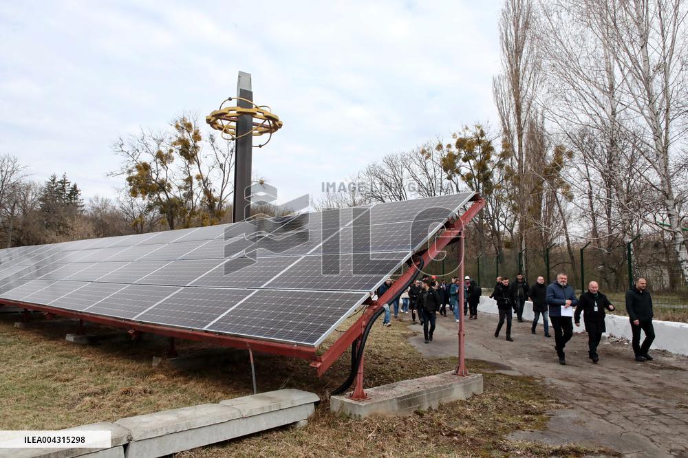 Opening of solar park in Chornobyl