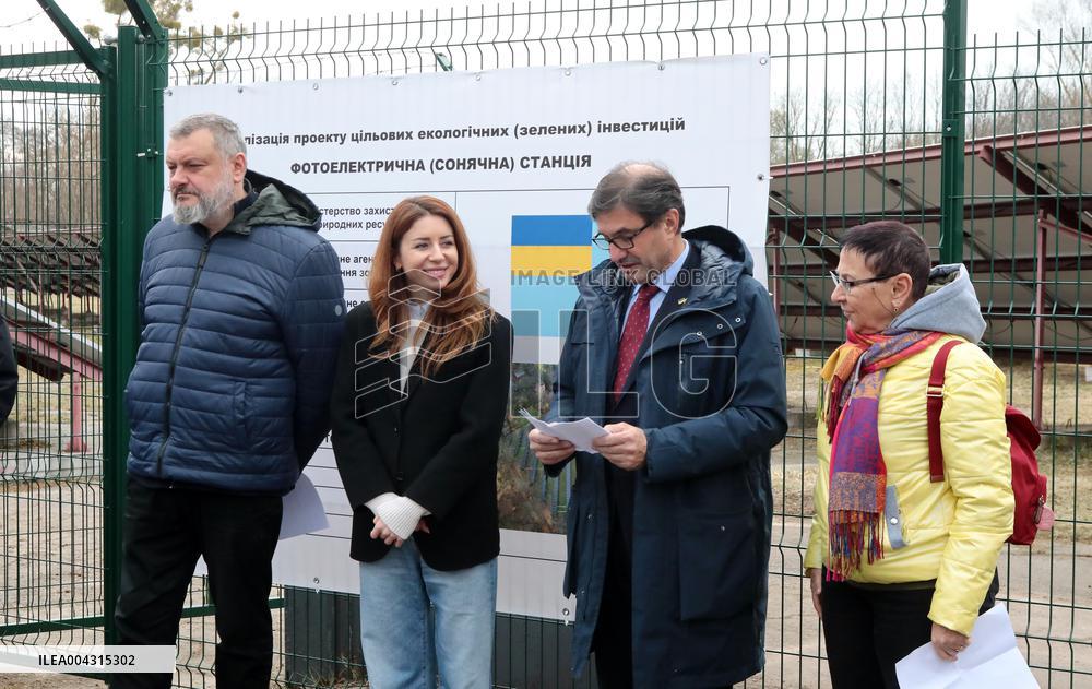 Opening of solar park in Chornobyl