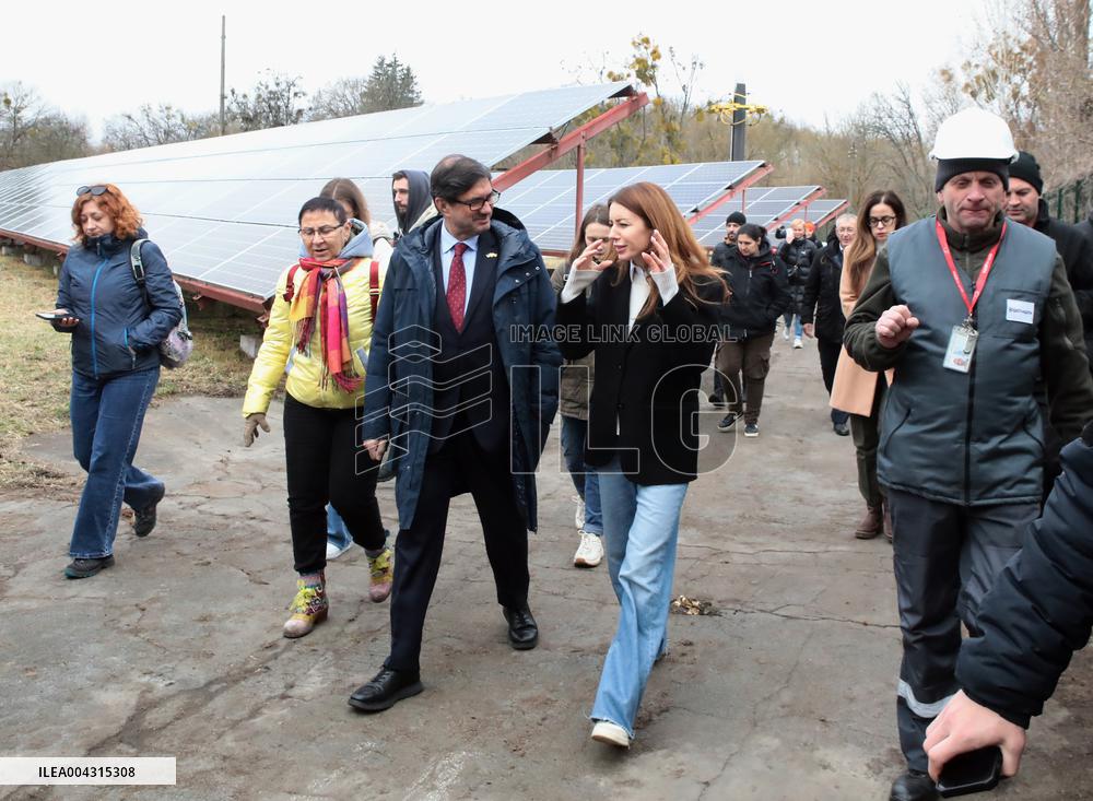 Opening of solar park in Chornobyl