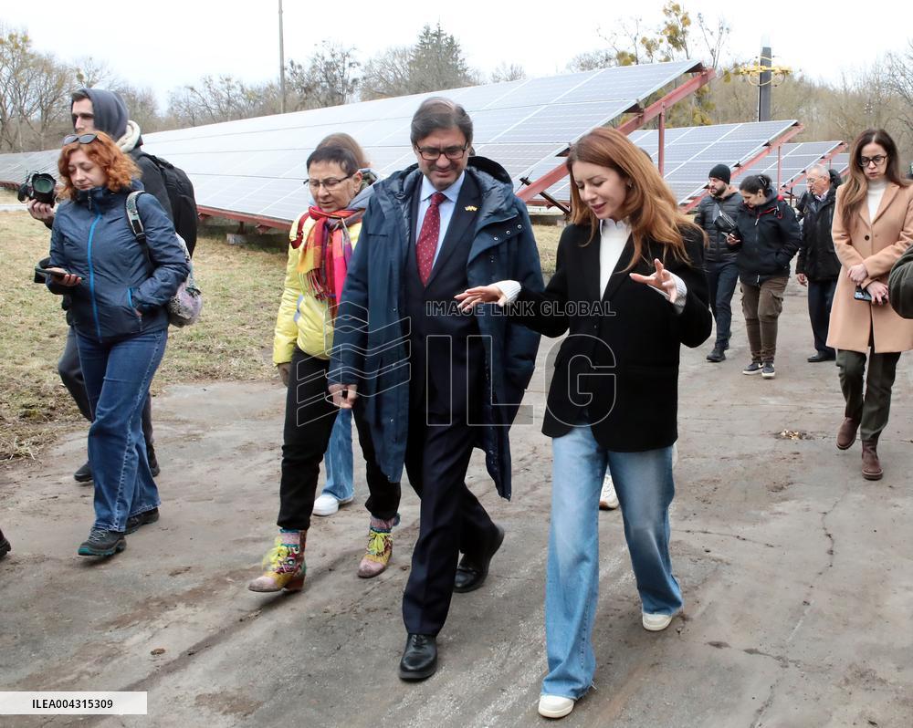 Opening of solar park in Chornobyl