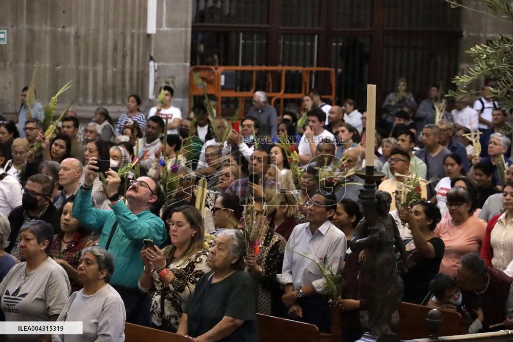 Palm Sunday Celebration In Mexico