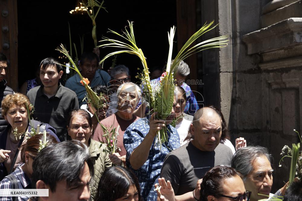 Palm Sunday Celebration In Mexico