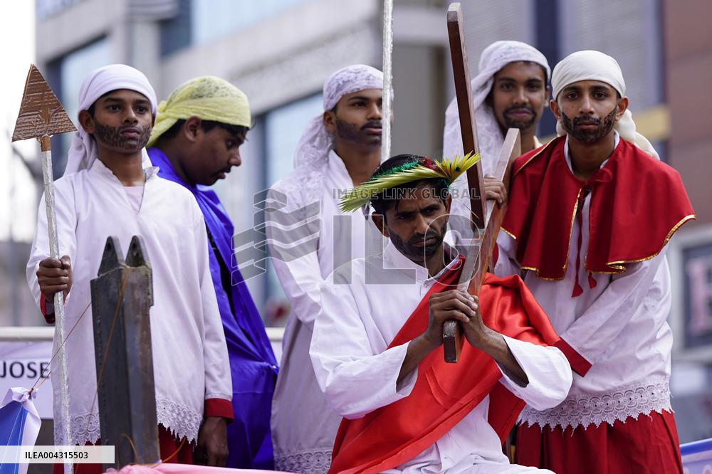 Palm Sunday Procession In India
