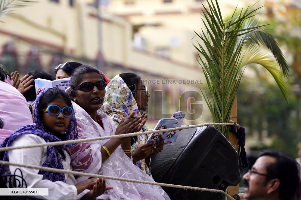Palm Sunday Procession In India