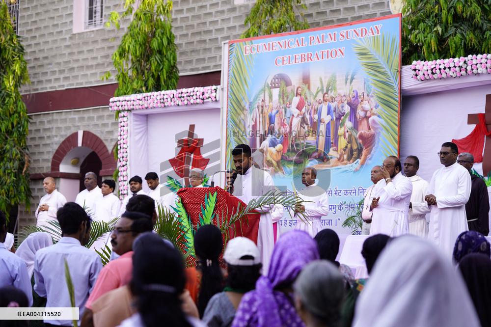 Palm Sunday Procession In India