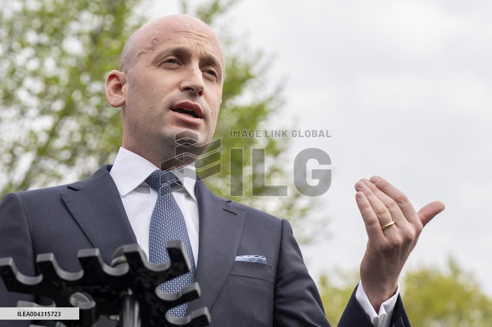 White House Deputy Chief of Staff
Stephen Miller Speaks to Reporters