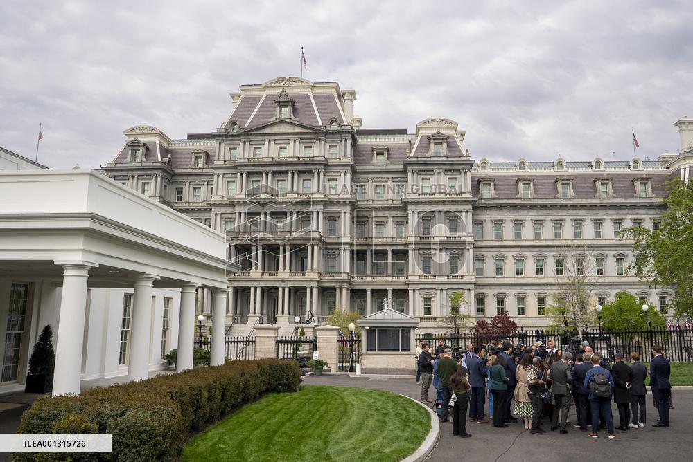 White House Deputy Chief of Staff
Stephen Miller Speaks to Reporters