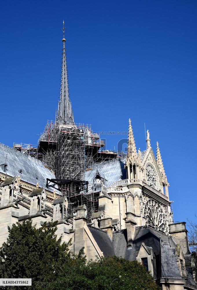 Illustration - Notre Dame de Paris Reopens to Public