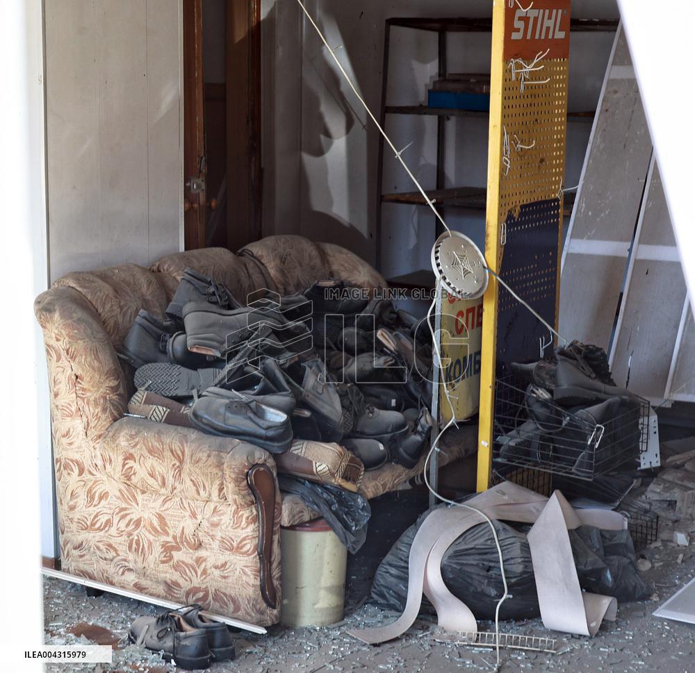 Aftermath of Russian drone attack in Odesa