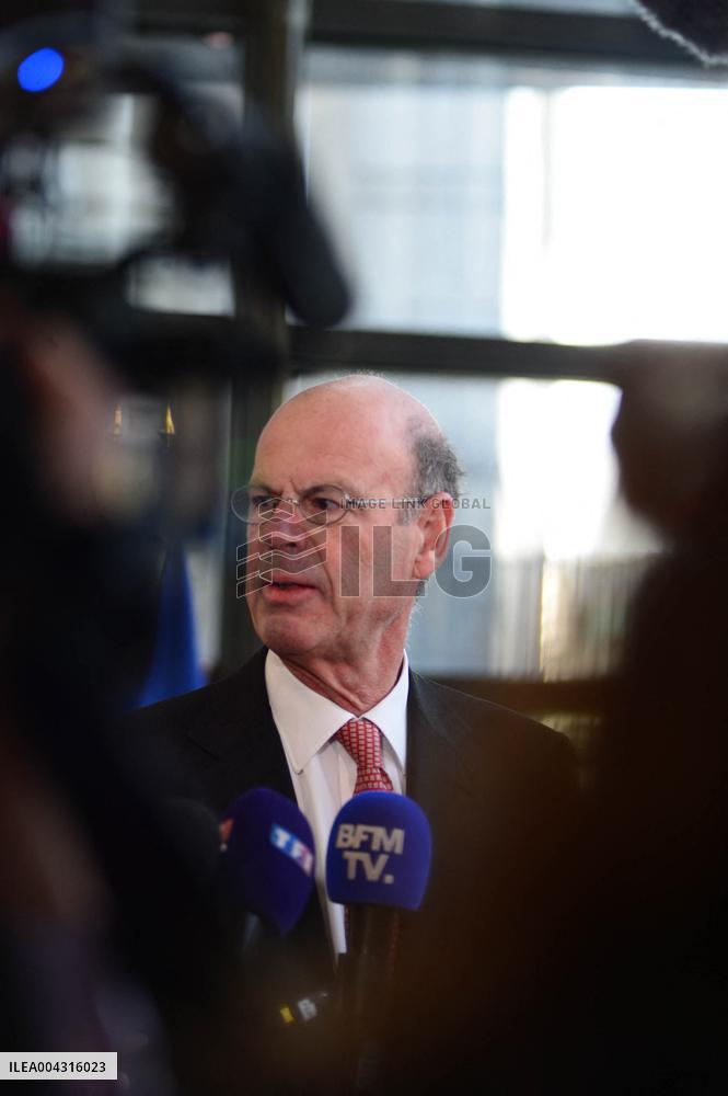 Eric Lombard Hosts First Business Council Meeting - Paris