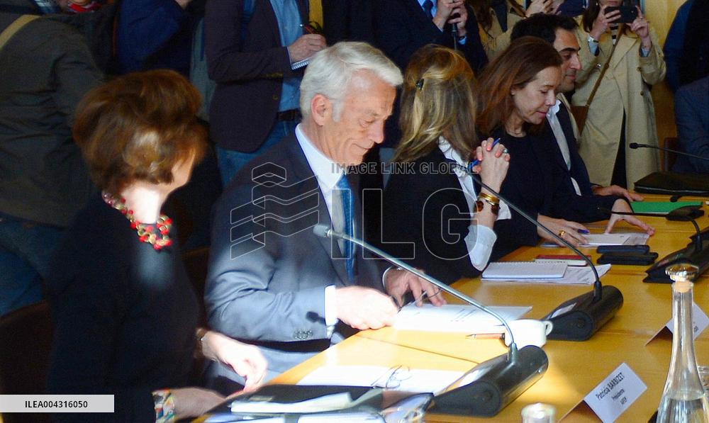 Eric Lombard Hosts First Business Council Meeting - Paris