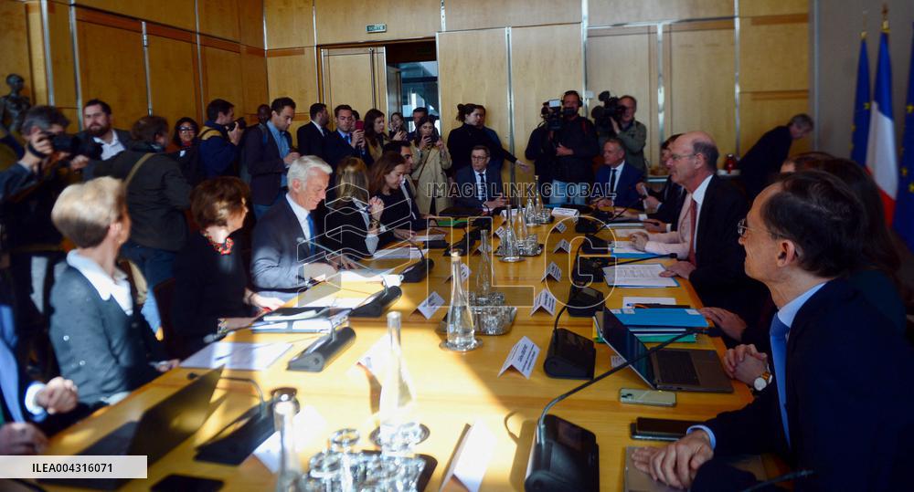 Eric Lombard Hosts First Business Council Meeting - Paris
