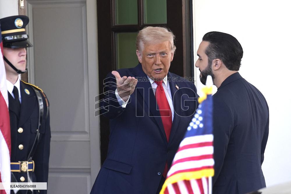 Donald Trump welcomes Nayib Bukele - Washington