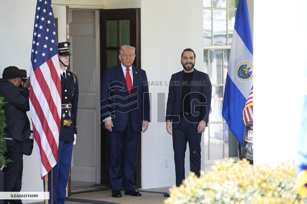 Donald Trump welcomes Nayib Bukele - Washington