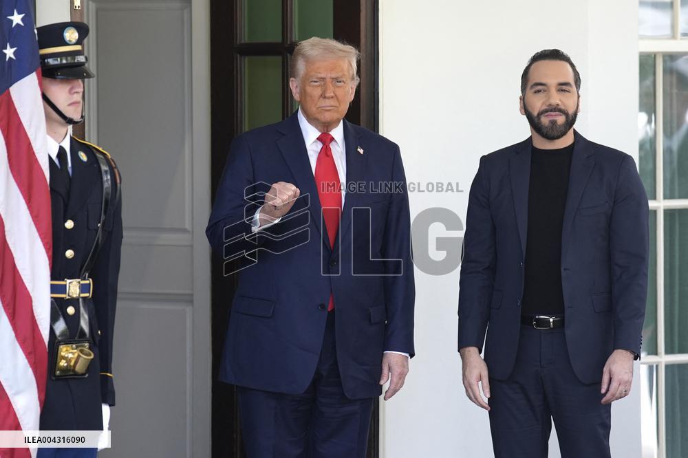Donald Trump welcomes Nayib Bukele - Washington