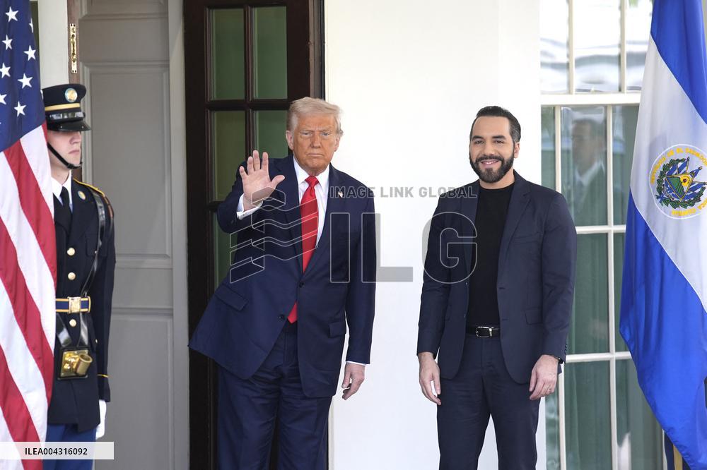 Donald Trump welcomes Nayib Bukele - Washington