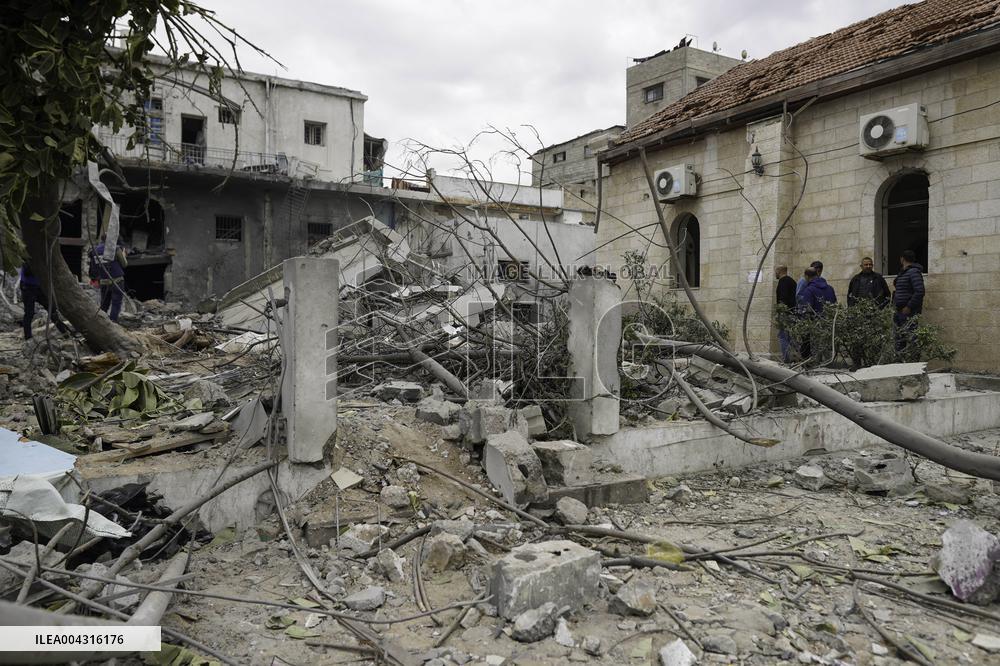 Aftermath of the Israeli strike on Al-Ahli Arab Hospital - Gaza
