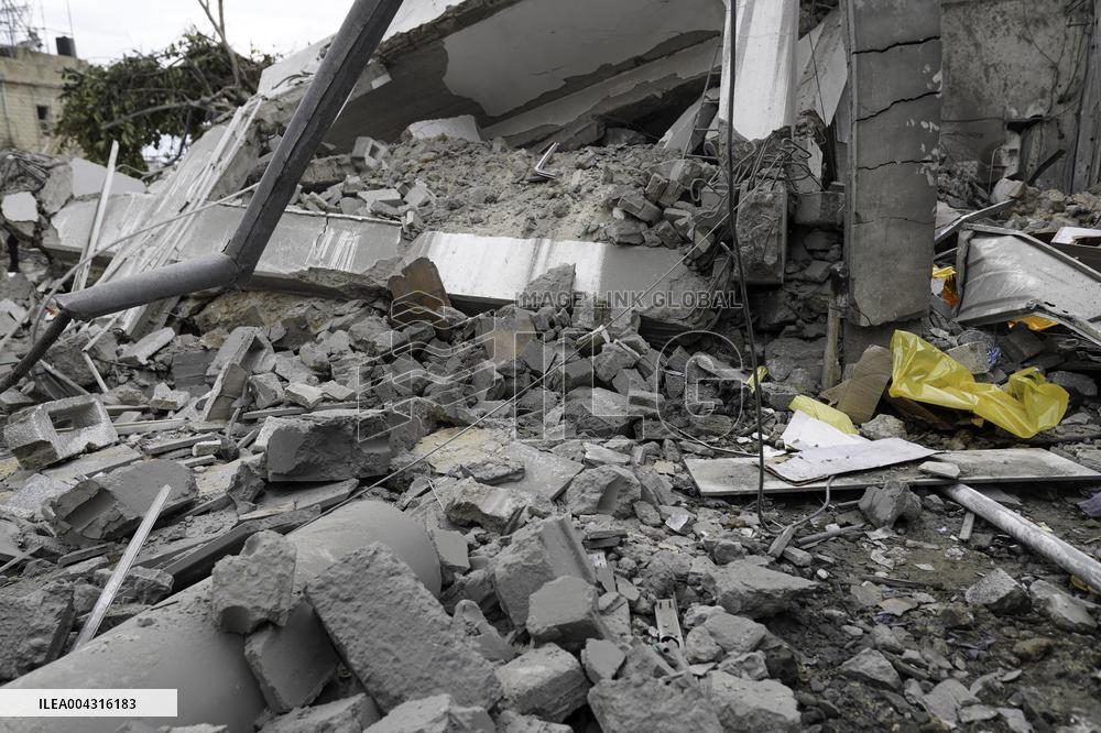 Aftermath of the Israeli strike on Al-Ahli Arab Hospital - Gaza