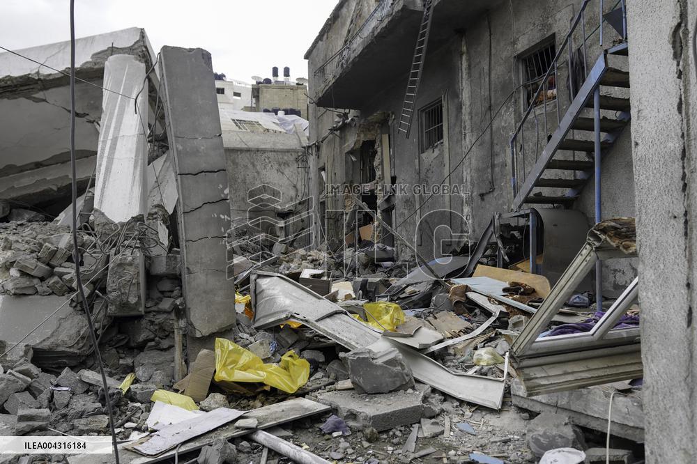 Aftermath of the Israeli strike on Al-Ahli Arab Hospital - Gaza